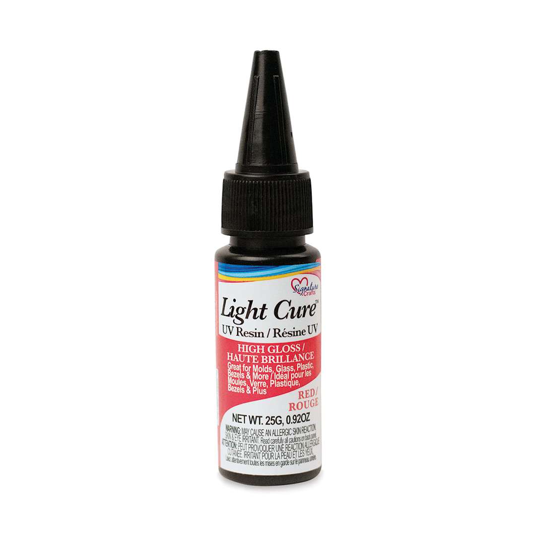 Open in modal - Signature Crafts Light Cure UV Resin - Red, 25 g