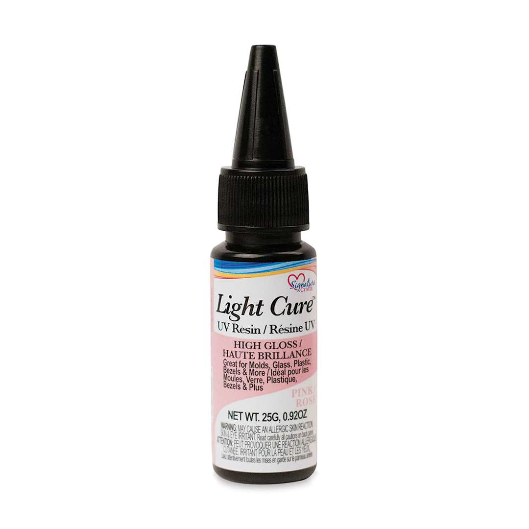 Open in modal - Signature Crafts Light Cure UV Resin - Pink, 25 g