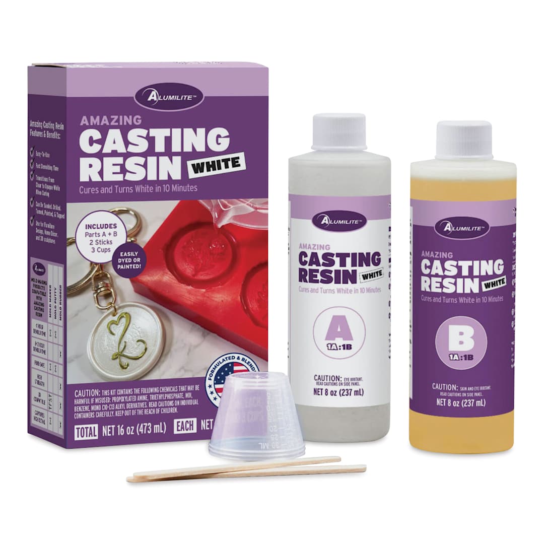 Open in modal - Alumilite Amazing Casting Resin - 16 oz, White