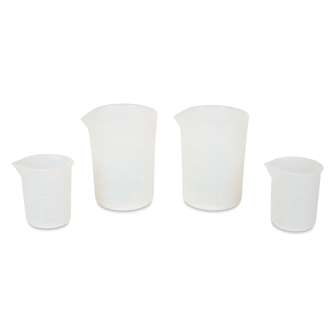 Open in modal - Alumilite Silicone Measuring Cups - Pkg of 4