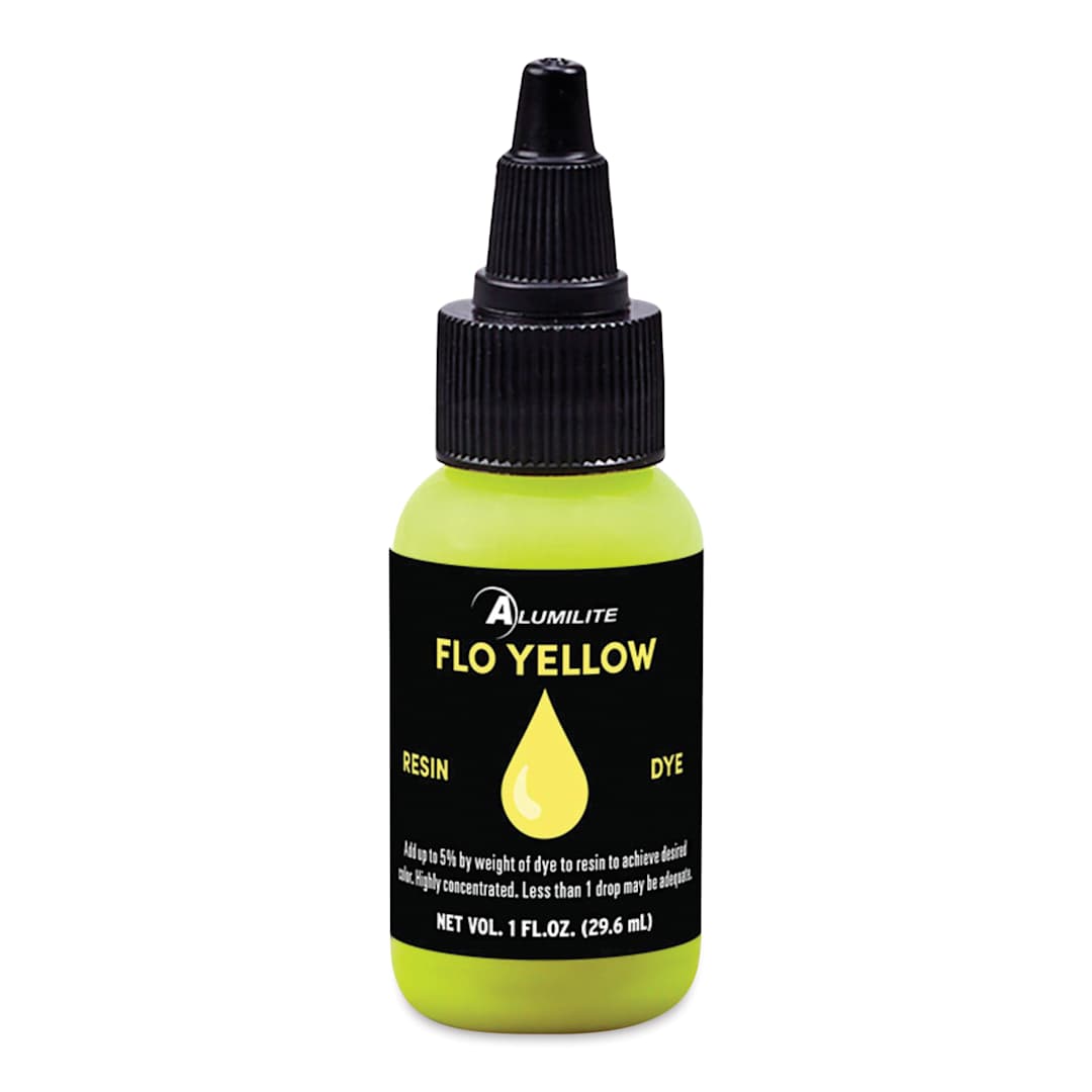 Open in modal - Alumilite Resin Dye - Flo Yellow, 1 oz