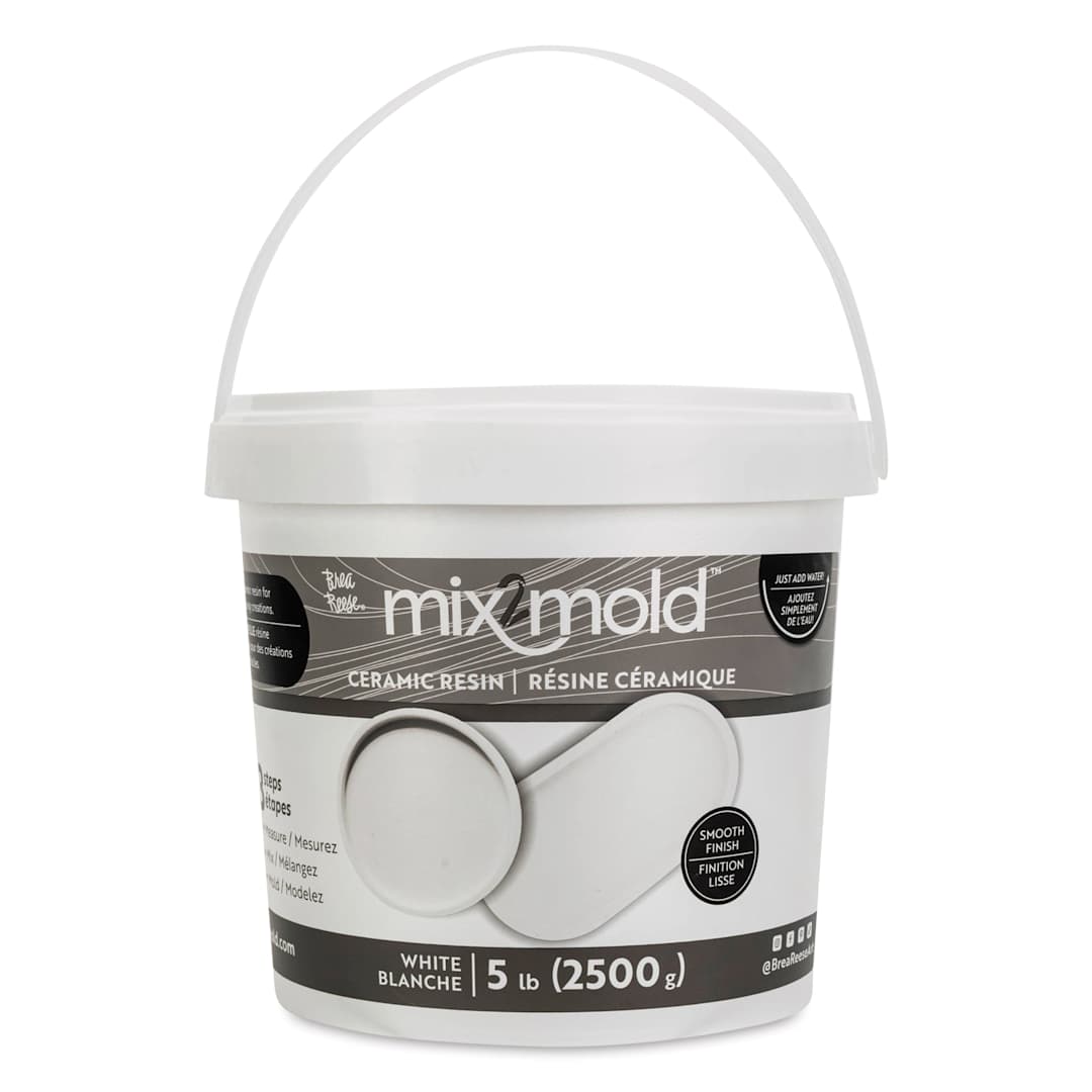 Open in modal - Brea Reese Mix2Mold Ceramic Resin - White, 2500 g Tub - front