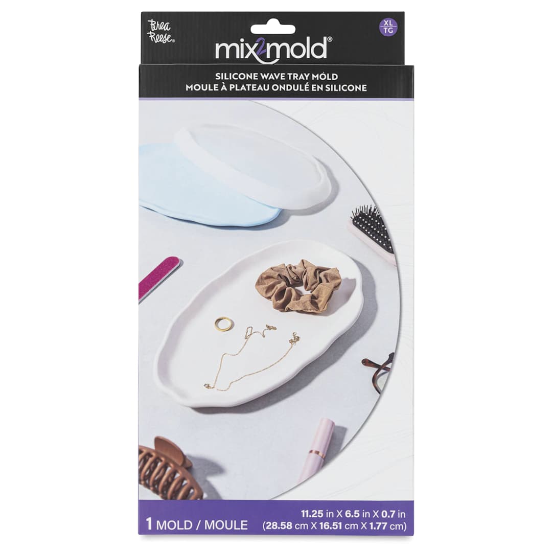 Open in modal - Brea Reese Mix2Mold Silicone Wave Tray Mold - front of packaging