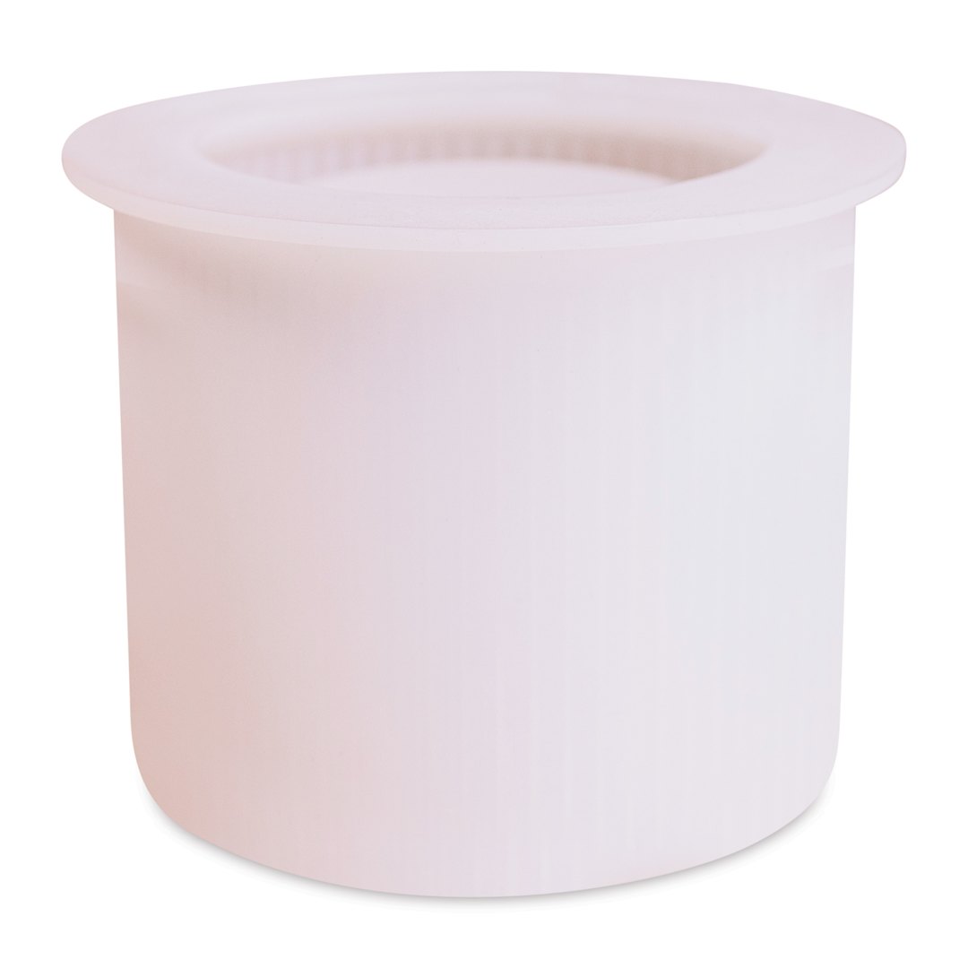 Open in modal - Jesmonite Silicone Pot Mold - Fluted Pot
