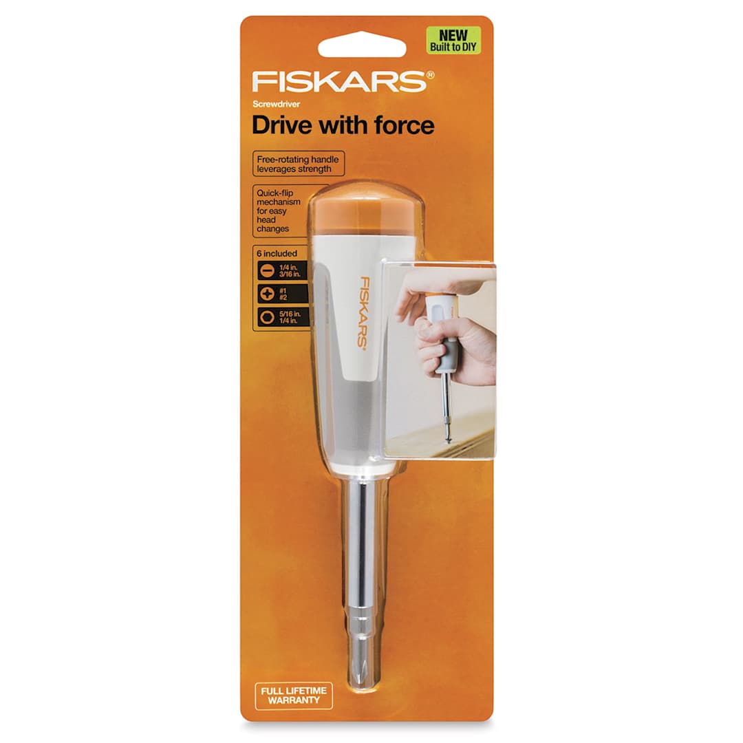 Open in modal - Fiskars Precision Screwdriver - Front of blister package
