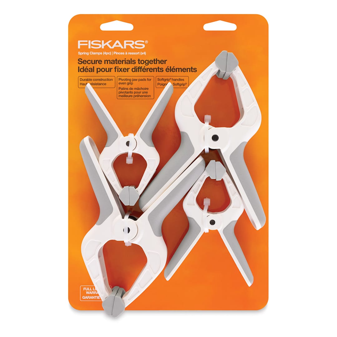 Open in modal - Fiskars Spring Clamp Set (shown in the package)