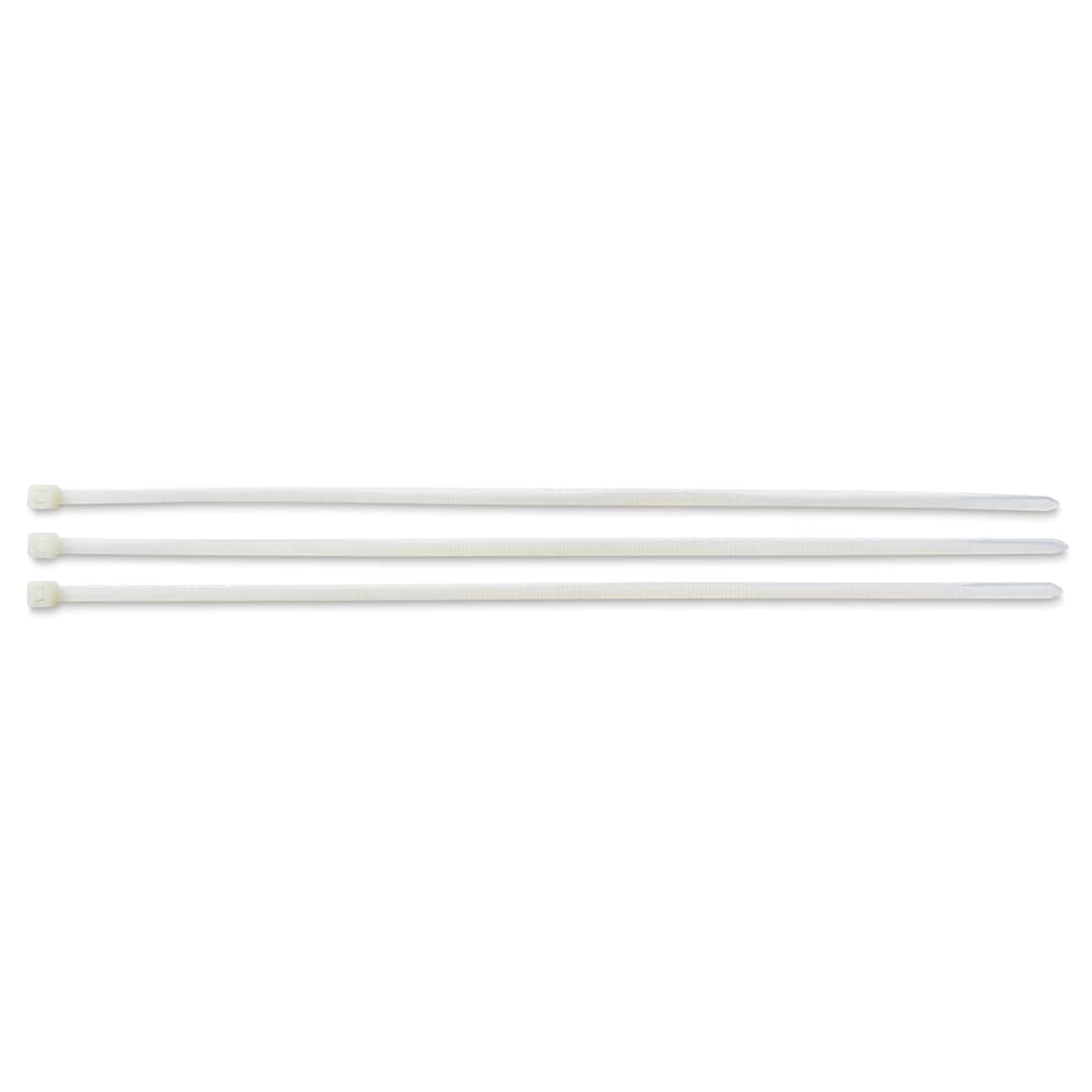 Open in modal - Enkay Nylon Cable Ties - White, 12"