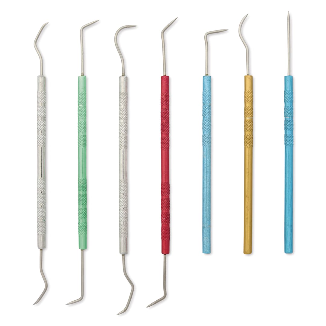 Open in modal - Enkay Dental Picks with Colored Handles - Set of 7
