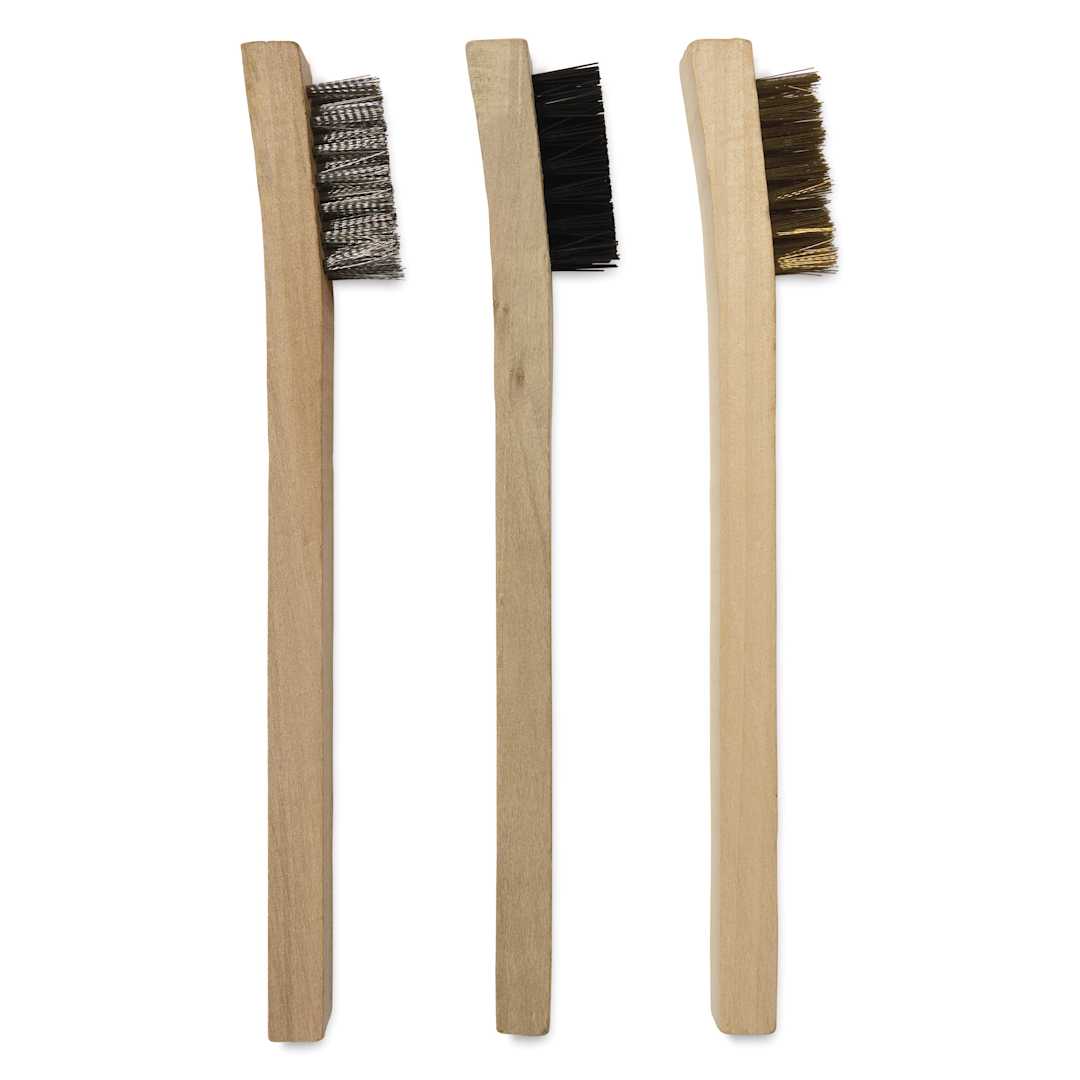 Open in modal - Enkay Mini Wire Brushes - Set of 3