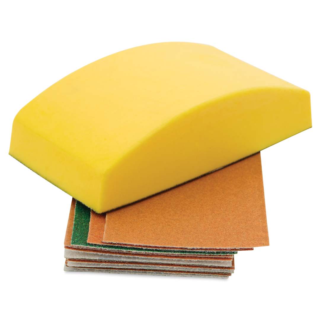 Open in modal - Gator Zip Handy Block Quick-Change Sanding Kit - Set of 13