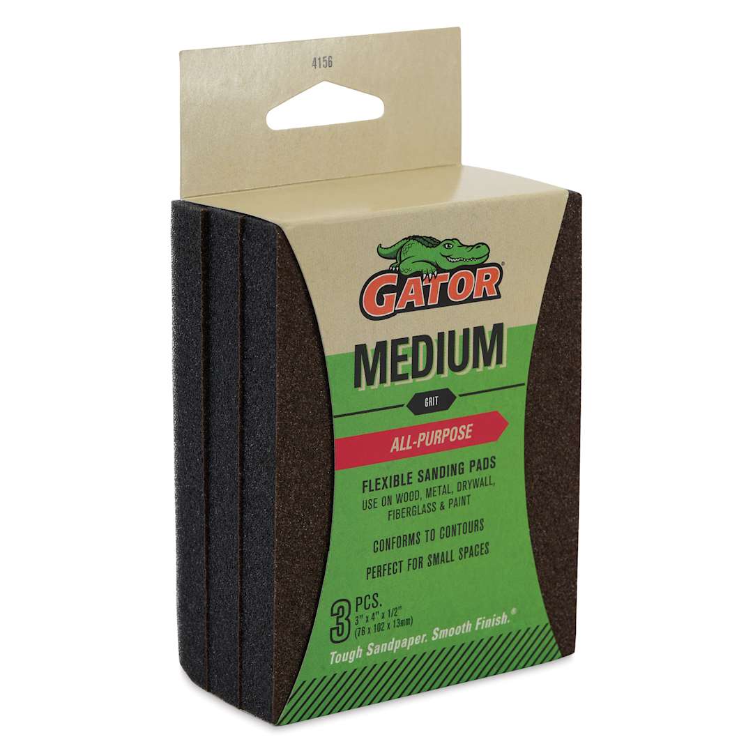 Open in modal - Gator Sanding Pad - 80 Grit, Pkg of 3