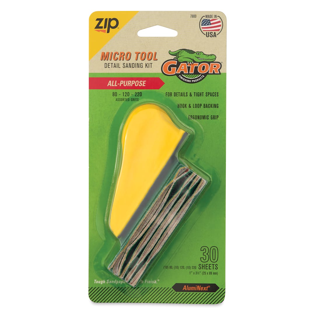Open in modal - Gator Zip Micro Tool Detail Sanding Kit