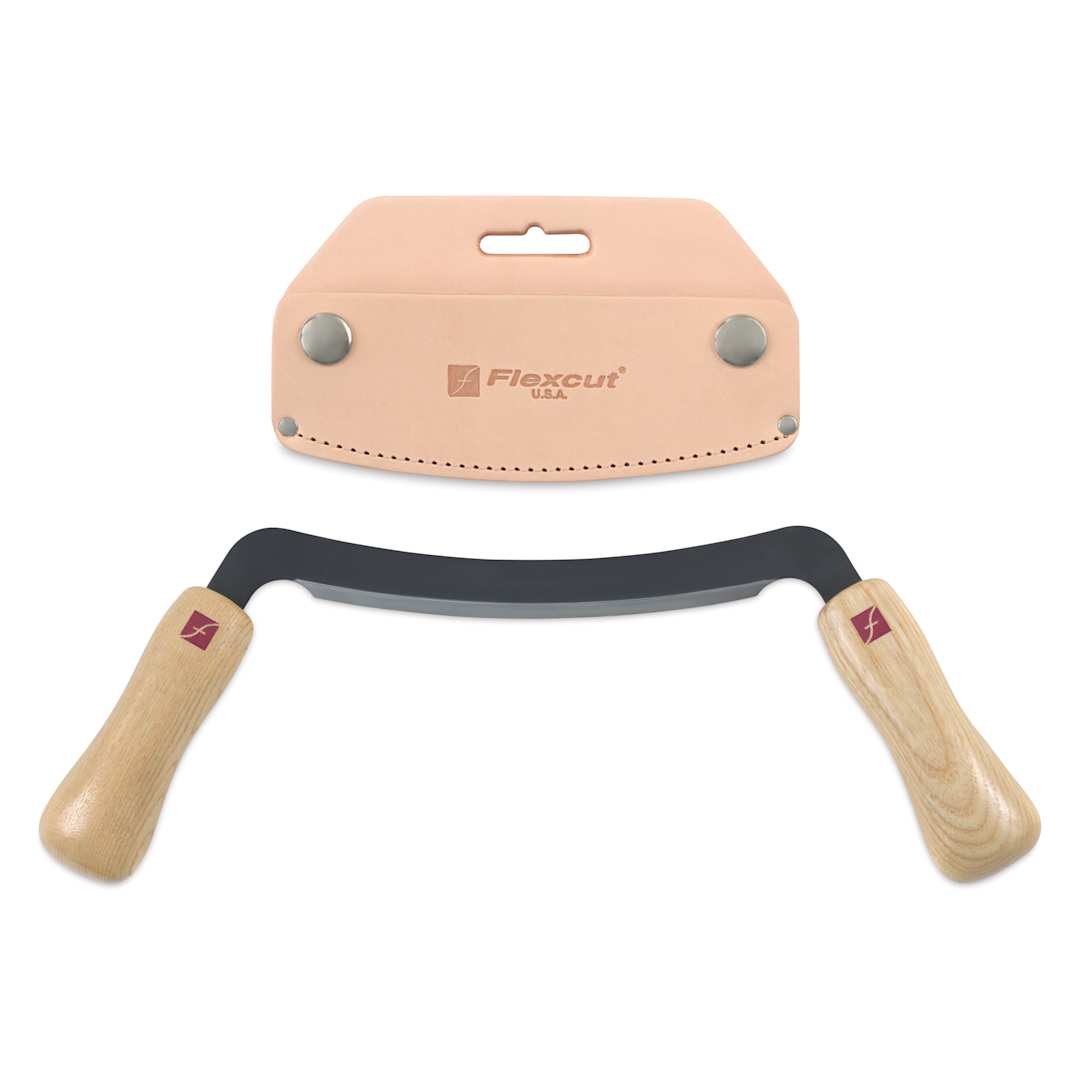 Open in modal - Flexcut 5" Draw Knife - with leather sheath