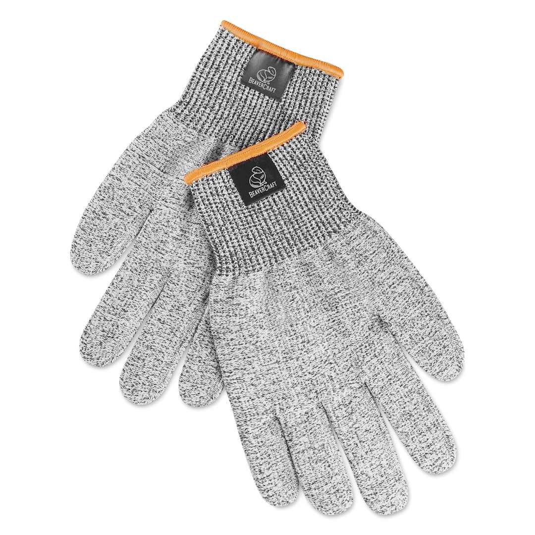 Open in modal - BeaverCraft Cut-Resistant Wood Carving Gloves - Medium