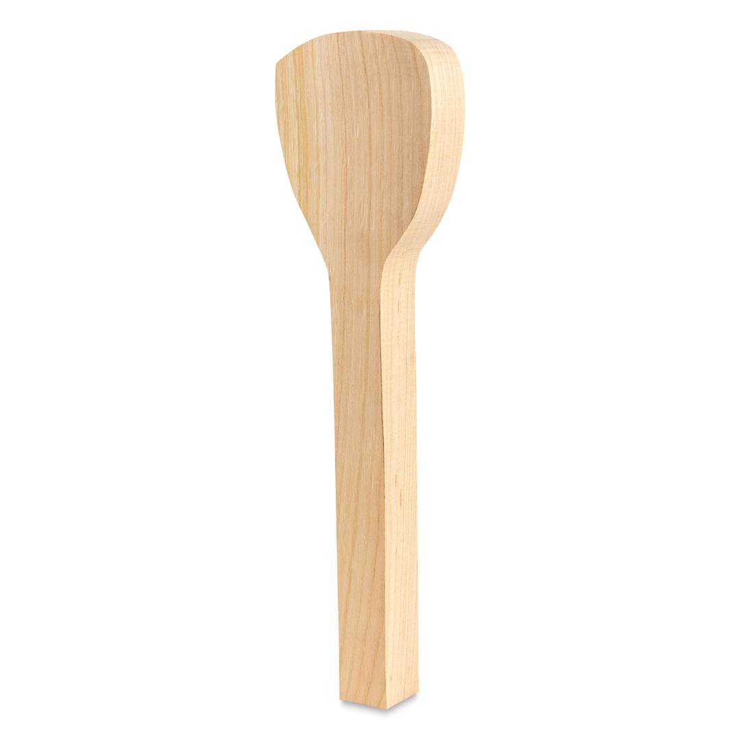 Open in modal - BeaverCraft Wooden Serving Spoon Carving Blank - Cherry Wood