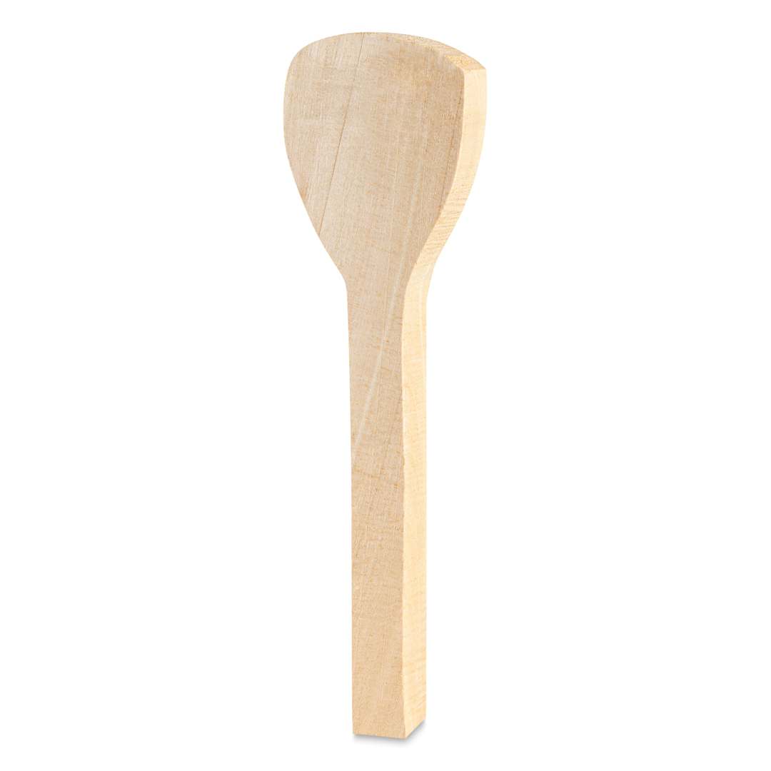 Open in modal - BeaverCraft Wooden Serving Spoon Carving Blank - Linden Wood