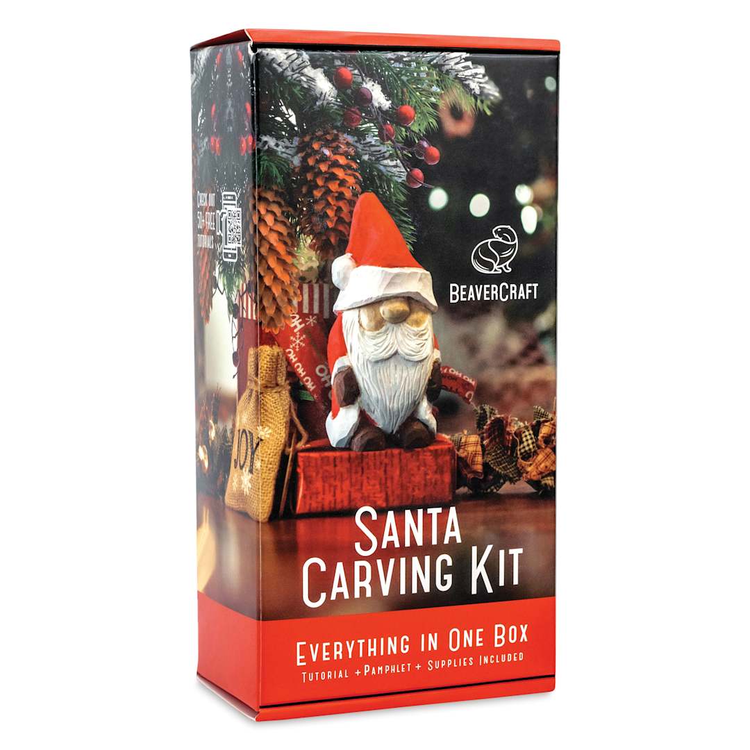 Open in modal - BeaverCraft Santa Carving Kit front of packaging