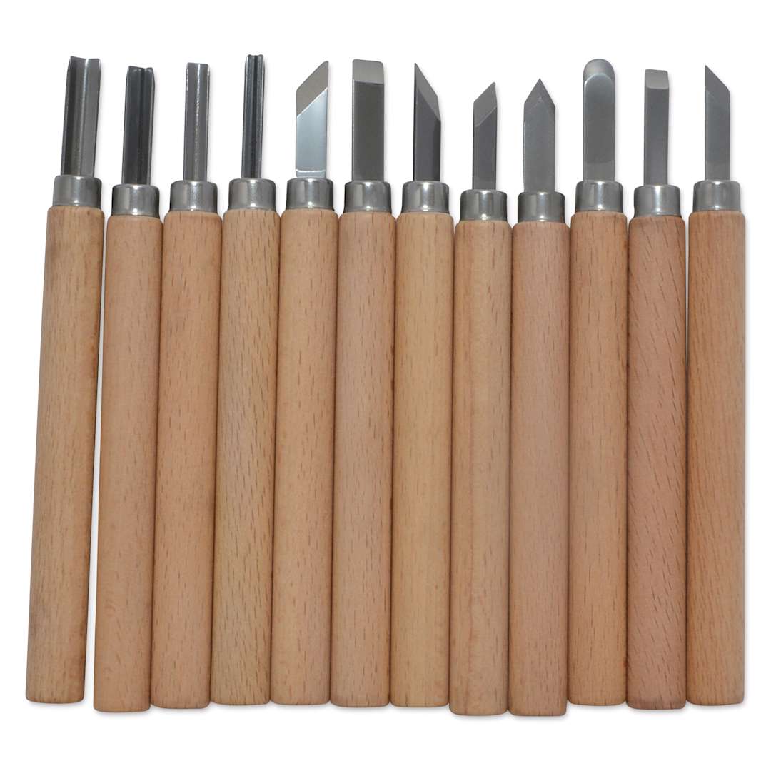 Open in modal - Westcott CarboTitanium Carving Tool Set - Pkg of 12