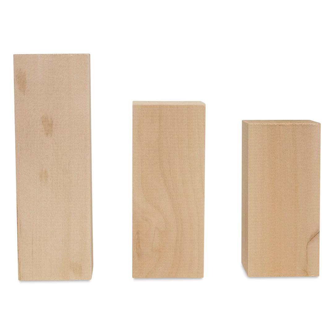 Open in modal -  Foggy Bottom Woodworks Basswood Whittlers Set - Set of 3