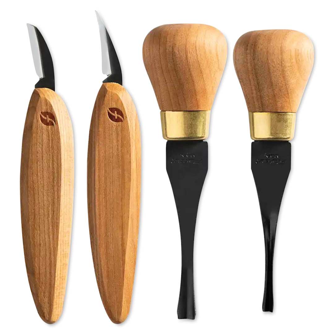 Open in modal - Flexcut Premium Beginner Palm & Knife Set
