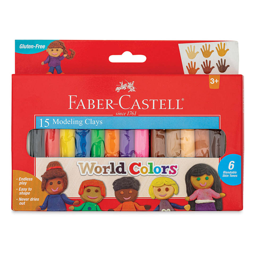 Open in modal - Faber-Castell World Colors Modeling Clay Set