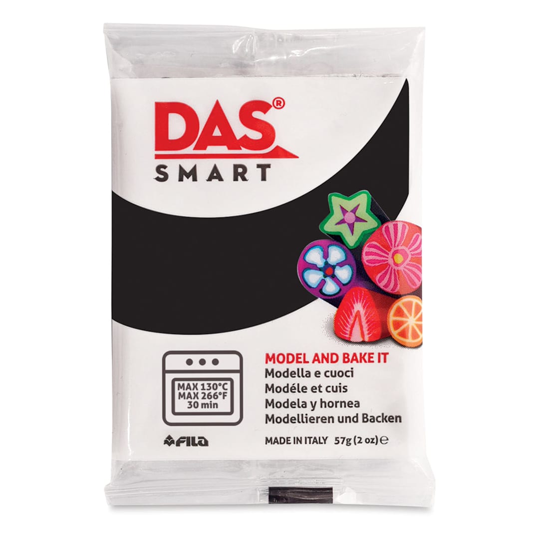 Open in modal - DAS Smart Polymer Clay - Black, 2 oz