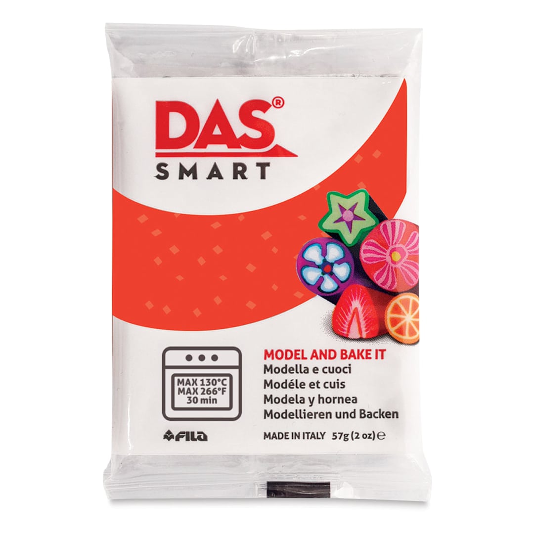 Open in modal - DAS Smart Polymer Clay - Red Glitter, 2 oz