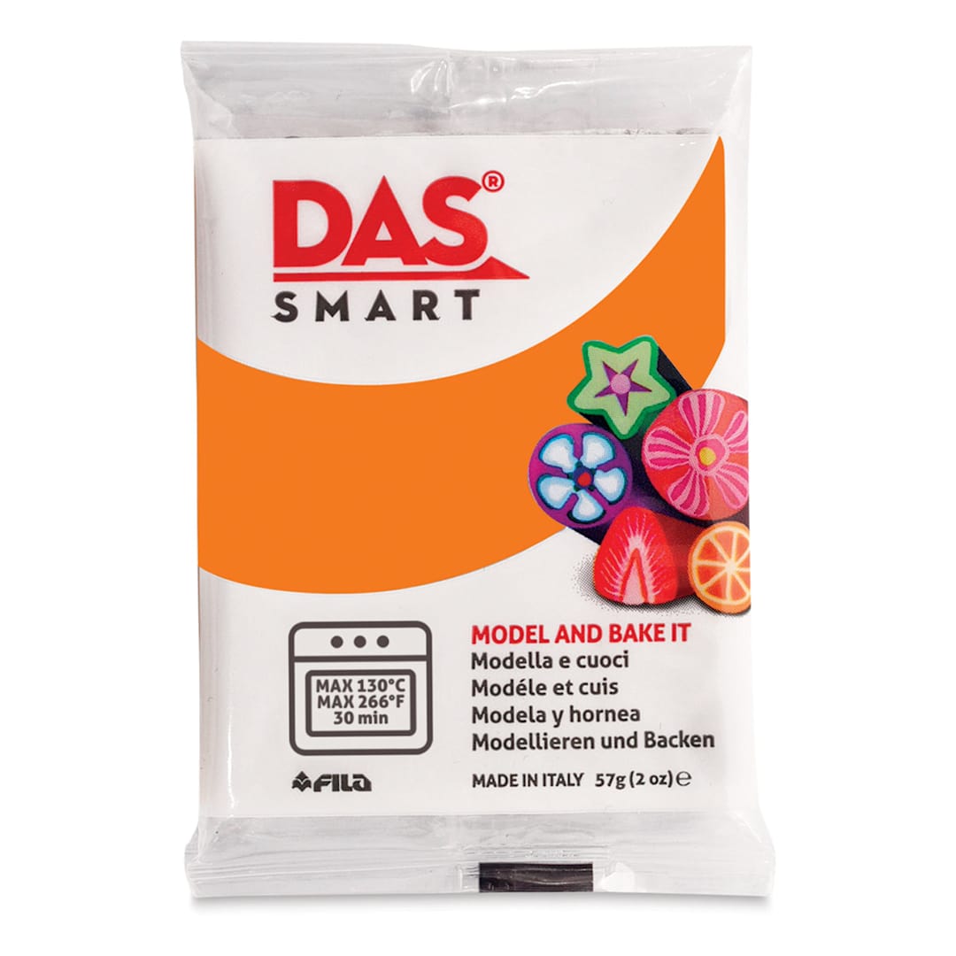 Open in modal - DAS Smart Polymer Clay - Orange, 2 oz