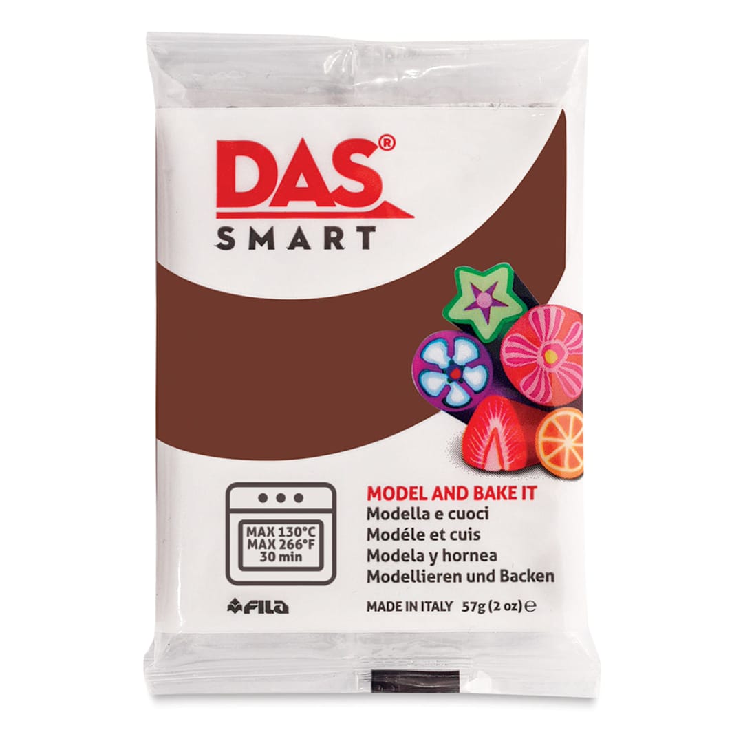 Open in modal - DAS Smart Polymer Clay - Chocolate, 2 oz