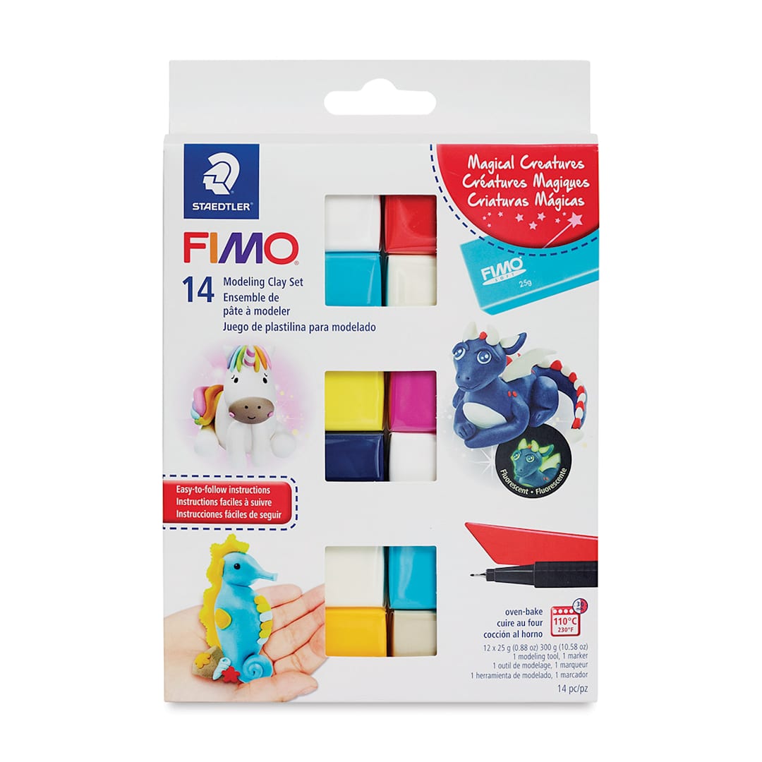 Open in modal - Staedtler Fimo Soft Polymer Clay - Magical Creatures Theme Set