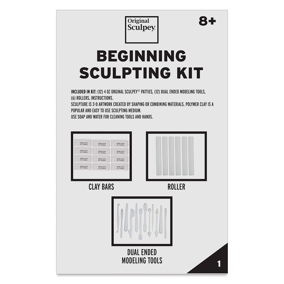 Open in modal - Original Sculpey - Beginning Sculpting Kit - front of packaging