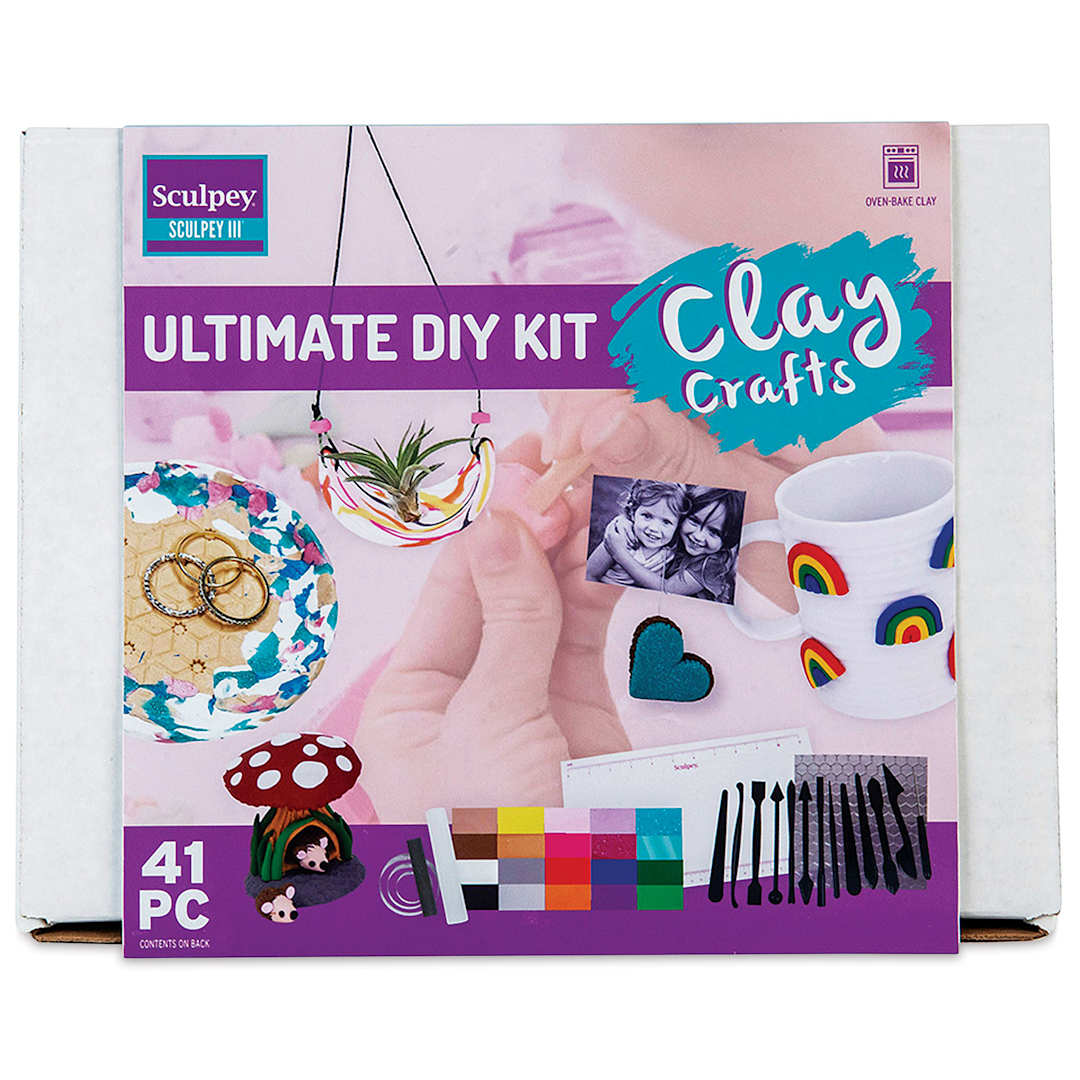 Open in modal - Sculpey Clay Crafts Ultimate DIY Kit front of packaging
