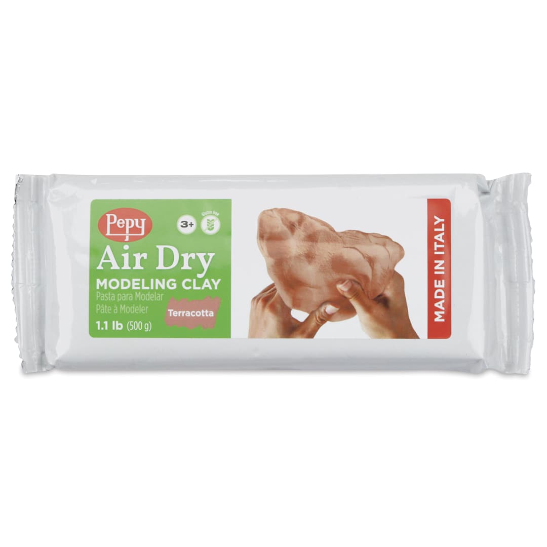 Open in modal - Pepy Air Dry Clay - Terracotta, 1.1 lb - front of packaging