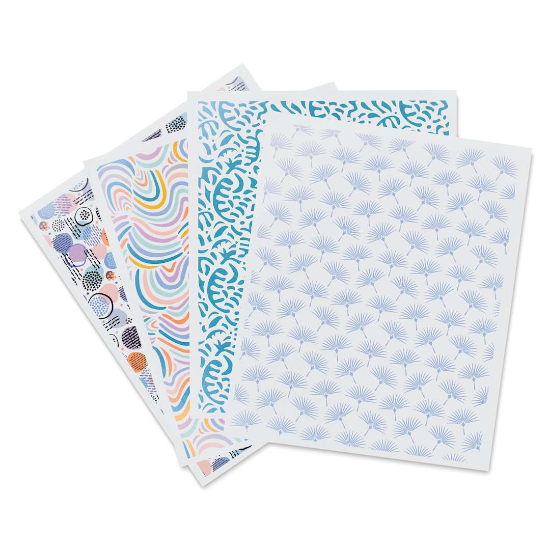 Open in modal - Sculpey Clay Transfers - Pkg of 4, Geometric