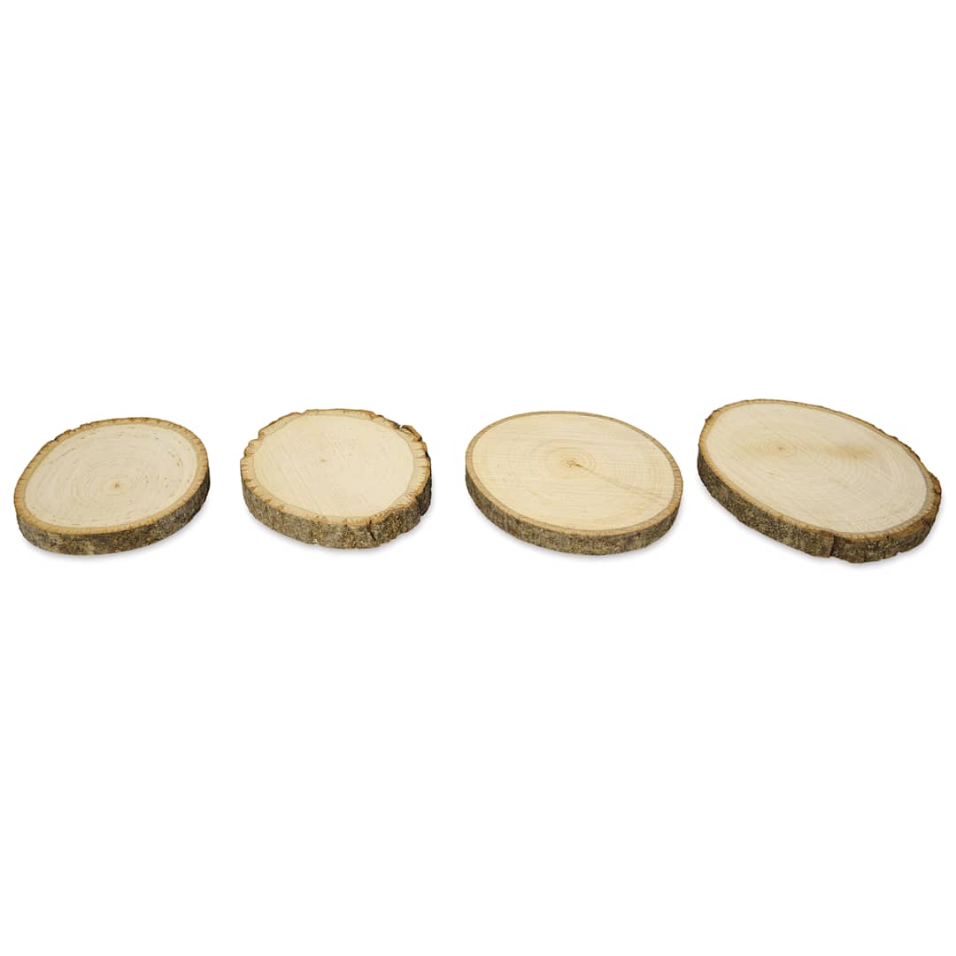 Open in modal - Walnut Hollow Basswood Coasters - Set of 4