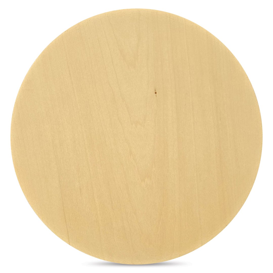 Open in modal - Foggy Bottom Woodworks Basswood Panel - Circle