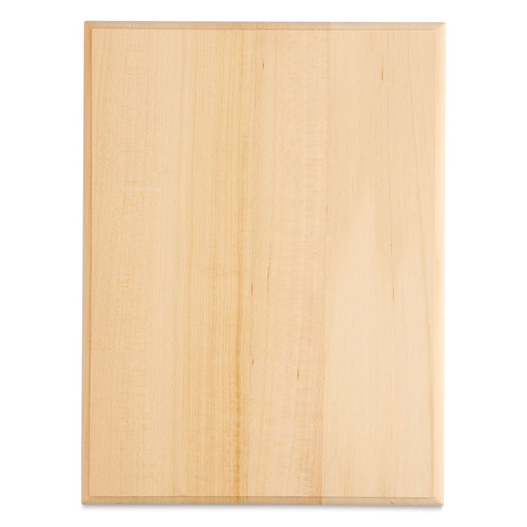 Open in modal - Foggy Bottom Woodworks Basswood Plaque - Rectangle, 8" x 10"