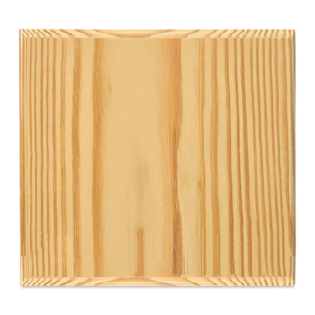 Open in modal - Foggy Bottom Woodworks Pine Plaque - Square, 8" x 8"