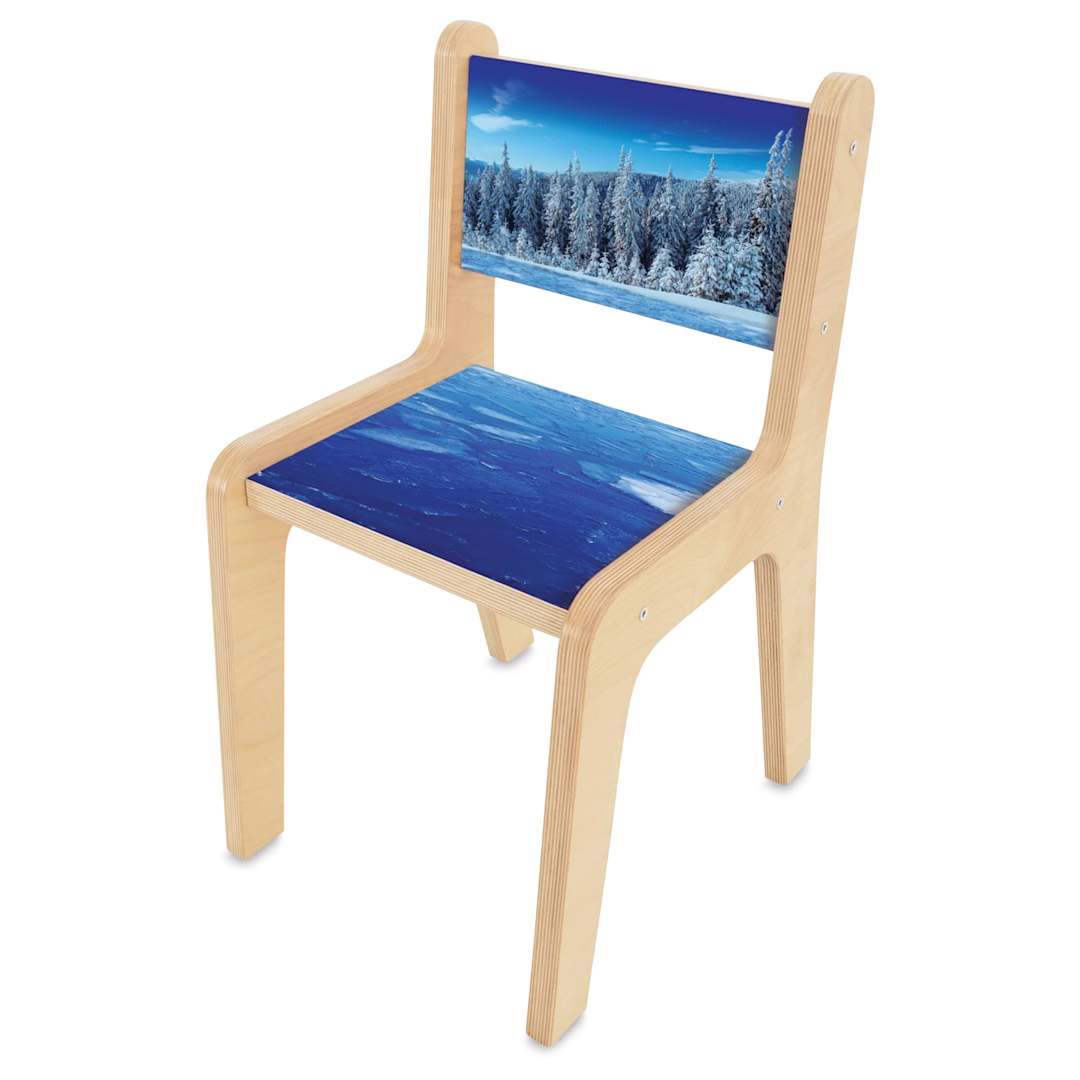 Open in modal - Whitney Brothers Nature View Season Chair - Winter, 14"H