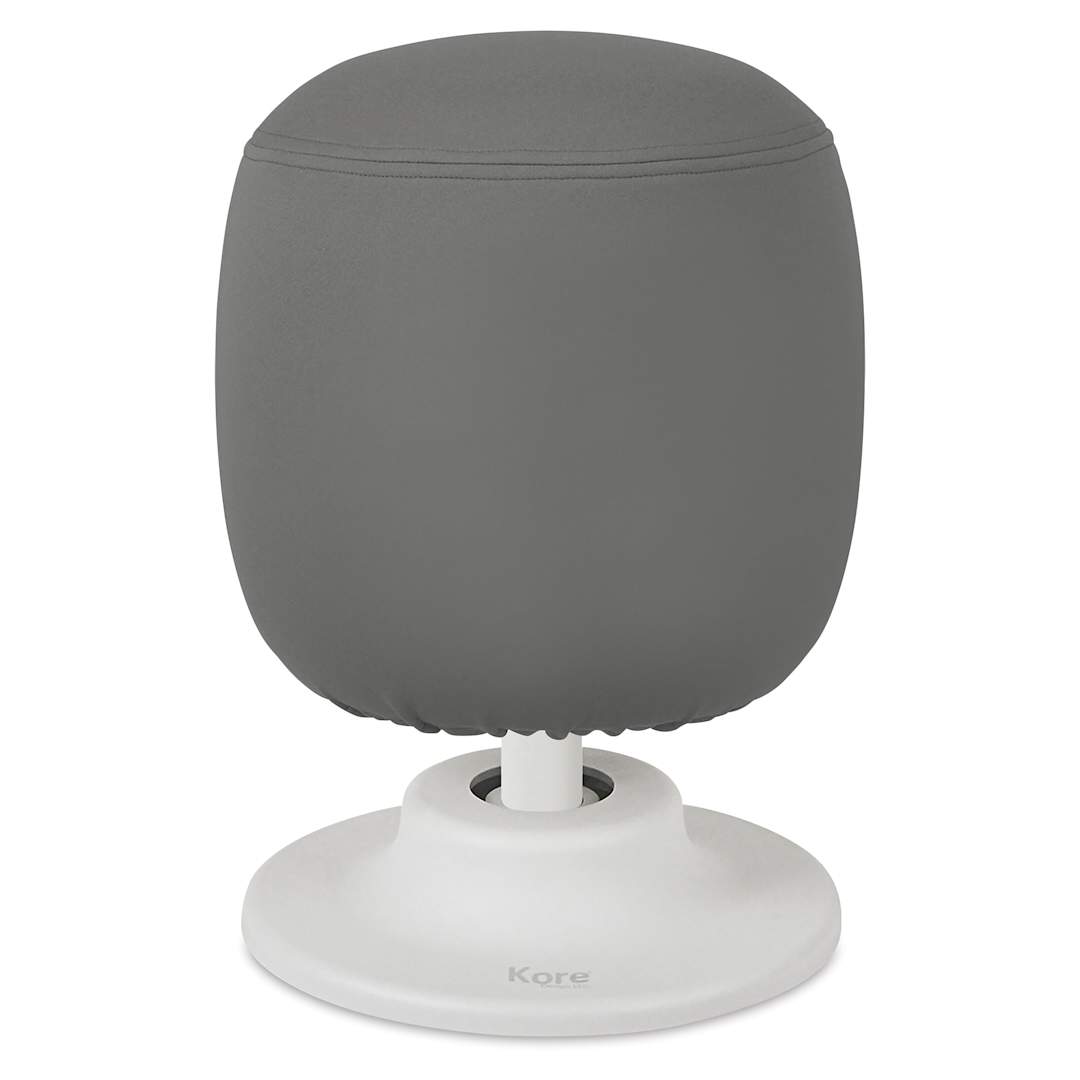 Open in modal - Kid’s Adjustable Pivot Stool - Tall, Gray, 16-1/2" - 21" - unraised