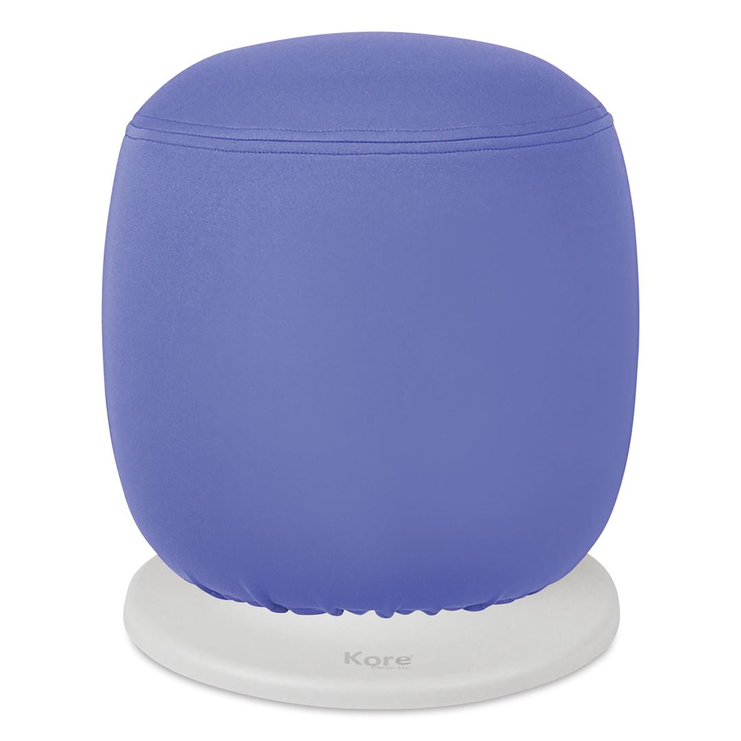 Open in modal - Kore Design Kid’s Adjustable Pivot Stool - Short, Blue, 13" - 17" - unraised