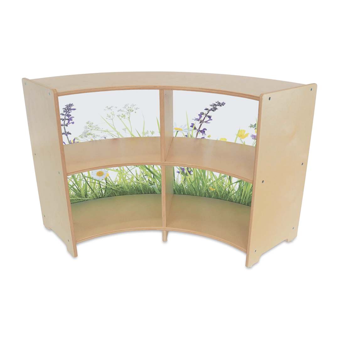 Open in modal - Whitney Brothers Nature View Curve Cabinet - Curved Out