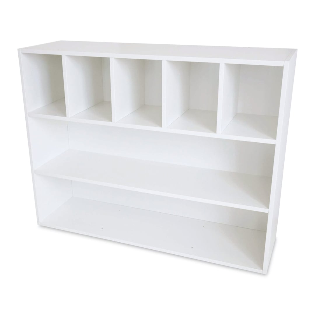 Open in modal - Whitney Brothers White Cubby and Shelf Cabinet