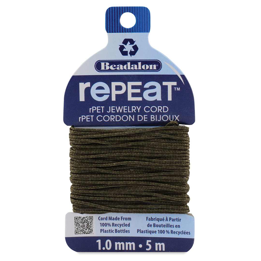Open in modal - Beadalon Repeat Jewelry Cord - 1 mm x 5 m, Earth