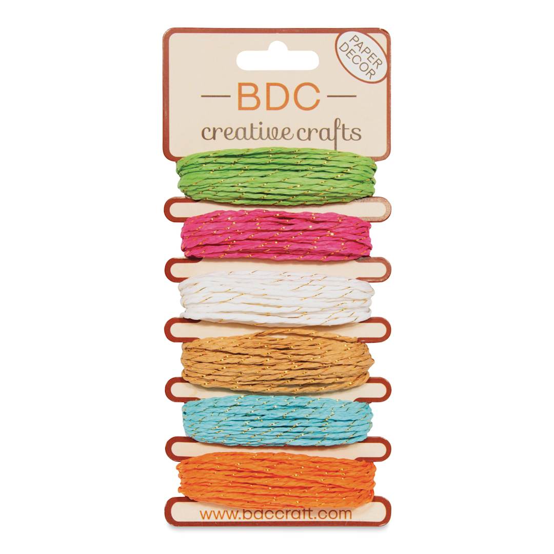 Open in modal - BDC Crafts Paper Twine Cards - Pansy, Pkg of 6