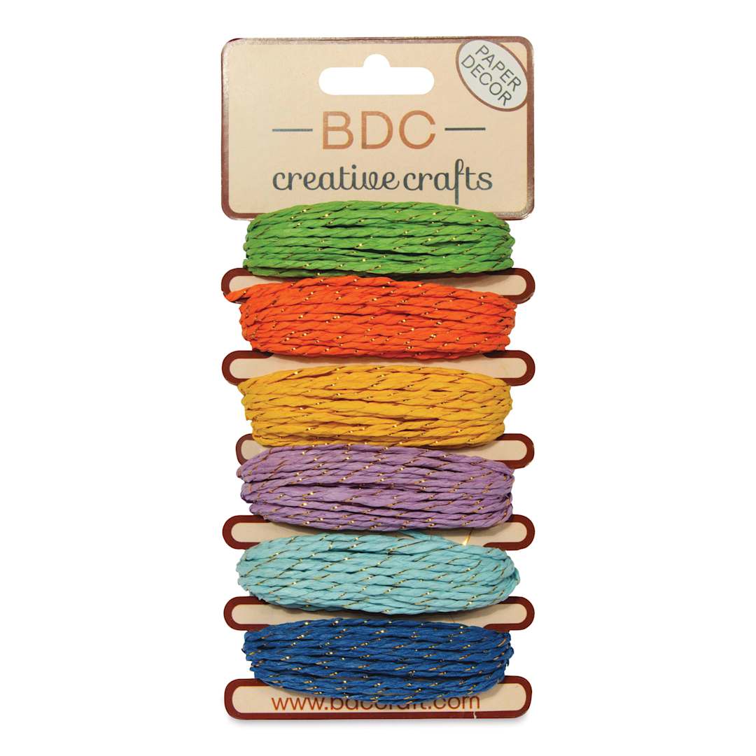 Open in modal - BDC Crafts Paper Twine Cards - Mulan, Pkg of 6