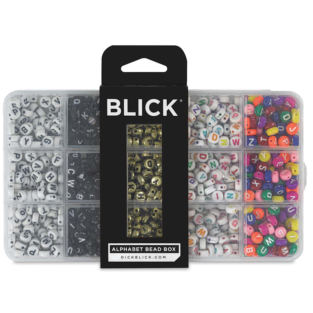 Open in modal - Blick Alphabet Bead Box - Set of 15 - front of packaging