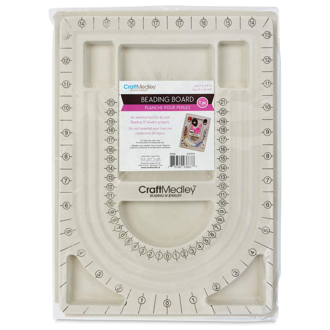 Open in modal - Craft Medley Beading Board front of packaging