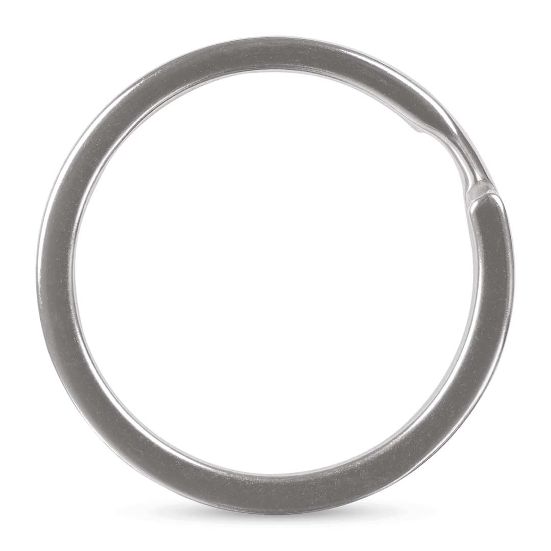 Open in modal - Craft Medley Split Key Rings - Silver, 1-1/4", Pkg of 8