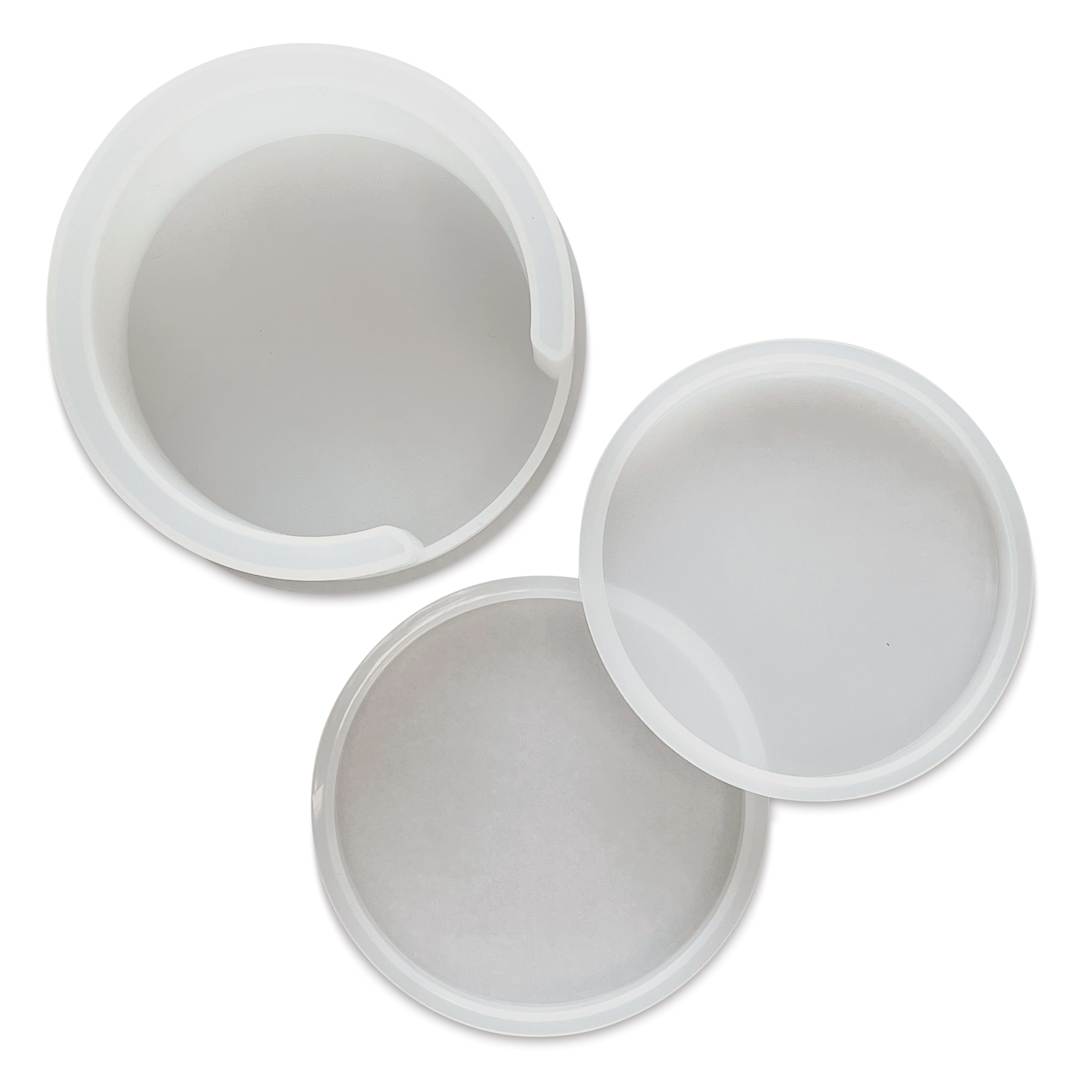 Open in modal - Jewelry Made By Me Coaster Silicone Molds - Pkg of 3, Round Coasters 